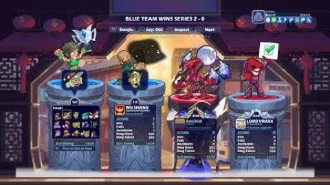 Brawlhalla 2v2   Petra and Wu Shang vs Ragnir and Lord Vraxx ROUND 2