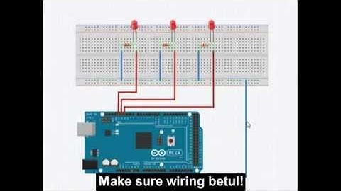 Arduino blink 3 LED