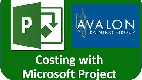 Costing using Microsoft Project 2010 or 2013
