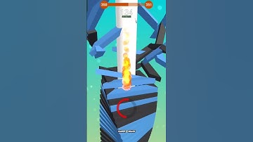 How to Play  Mobail Game on phone📲|| Stack ball 😱Level 350|| #shorts #youtubeshorts #gamingvideos