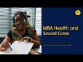 MBA Health and Social Care
