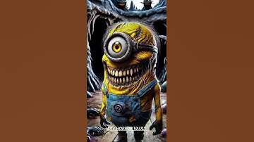 😱 Creepy Minions Transformation | Horror Version of Despicable Me Characters 👀 #Scary #Horror