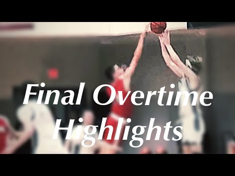 Final Overtime Highlights | Schroon Lake Central School-Crown Point! 🏀