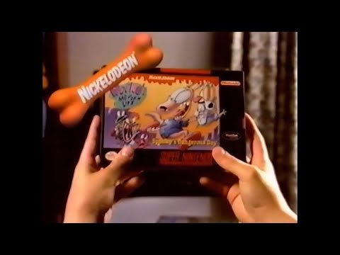 1994 Rocko's Modern Life Spunky's Dangerous Day SNES Commercial