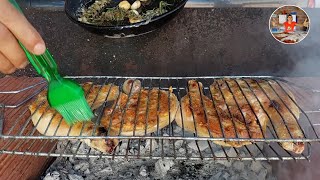 Muslos a la parrilla con condimento especial