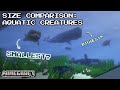 Minecraft Size Comparison: Aquatic Creatures (Alex's Mobs, Upgrade Aquatic, & MORE) 1.20.1 (2025)
