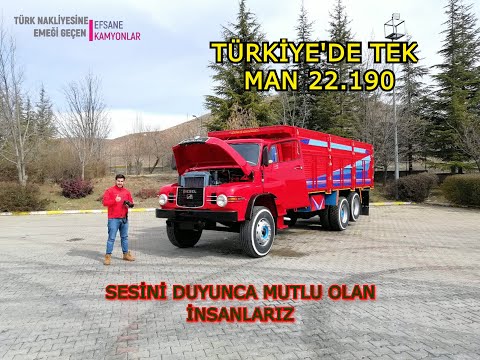 MAN 22.190 yeniden toplanan efsane kamyon