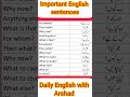 daily use english sentences/English to Urdu sentences/English practice