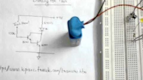 Touch Switch using a Darlington Pair