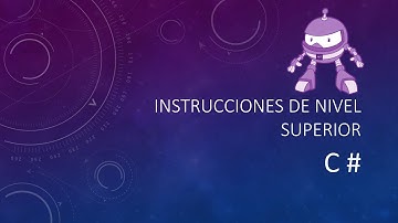 ¿Qué son las instrucciones de Nivel Superior C# o C#9? EJEMPLO FÁCIL