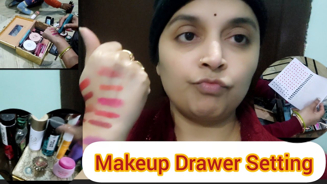 Finally organizing my makeup drawer💄This was so satisfying omg*