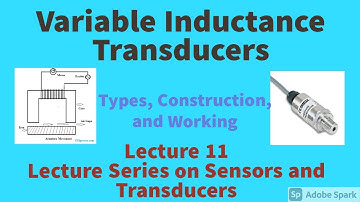 Variable Inductance (Inductive)Transducers|Types|Construction|Working Principles & T Lecture Series