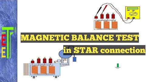 Transformer magnetic balance test in star connection