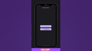 Flutter Bottom Sheets Android vs Apple #coding #flutter #shorts