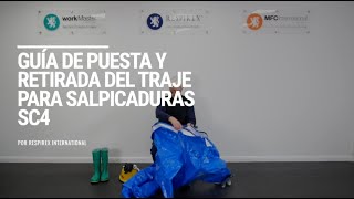 Guía de puesta y retirada del traje para salpicaduras SC4 by Respirex 227 views 1 year ago 3 minutes, 19 seconds