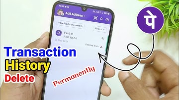 How to delete phonepe transaction history |Phonepe payment history kaise delete kare 2024