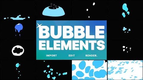 Bubble Elements Final Cut Pro Templates