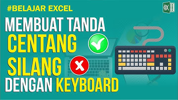 Cara menambahkan ikon CENTANG DAN SILANG (CEKLIS DAN KALI) Di Excel