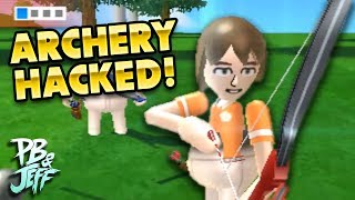 Wii Sports Resort but it's HACKED | Archery