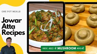 Millet Recipes | Healthy Millet Snacks Recipe | Jowar Atta Se Mushroom Banao screenshot 3