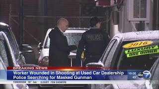 Man shot outside Brighton Park car dealership