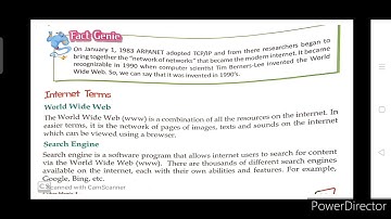 Class 5 :- Computer ( chapter 7:- Internet ) ( 16/01/21)