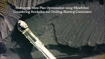 Short-term Mine Planning using MineSched Geovia