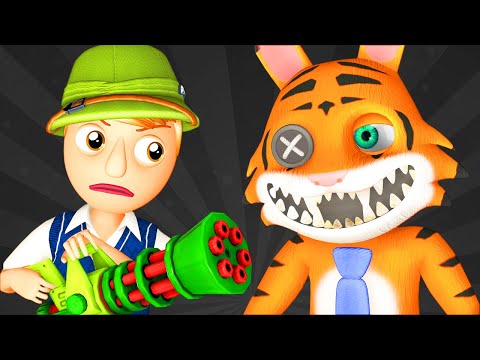 Baldic vs Mr Hopp's Playhouse 2: Mr Stripes (Baldi's Baby Bob Animation 3D)