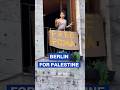 🇩🇪 🇵🇸 Berlin residents join pro-Palestine march from windows