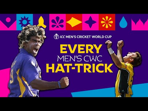 Every Men&#39;s Cricket World Cup hat-trick ☝️☝️☝️