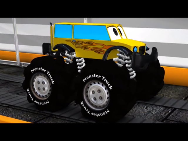 Monster Truck Car Wash Videos For Kids 