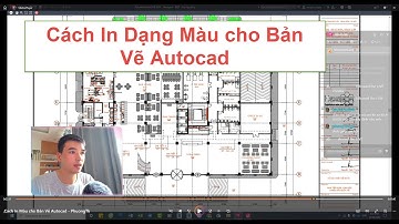 Cách In Dạng Màu cho Bản Vẽ Autocad #AutocadPhuongTk