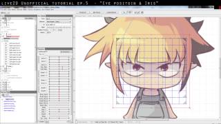 Live2D Cubism 2.0 tutorial (2015) - Ep.05 Eye Position and Iris