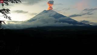 May 5, 2024: Rare Sunset Eruption at Semeru Volcano, Indonesia