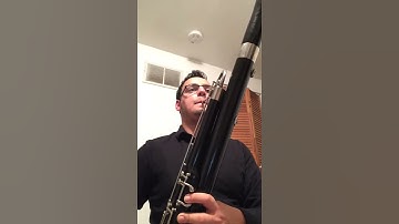 C major bassoon scale