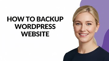 How to Backup Wordpress Website - Julia