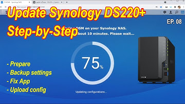 ขั้นตอน/วิธี Update ROM NAS Synology DiskStation Manager ออนไลน์/Manual (อย่าลืมเก็บ Backup ก่อนนะ)