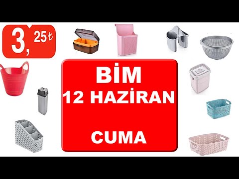 Bim 12 Haziran Cuma Aktüel Ürünleri - Bim 12 Haziran 2020 Cuma Plastik Ürünleri