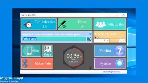 Cep Telefonu Teknik Servis Takip Programı 2019