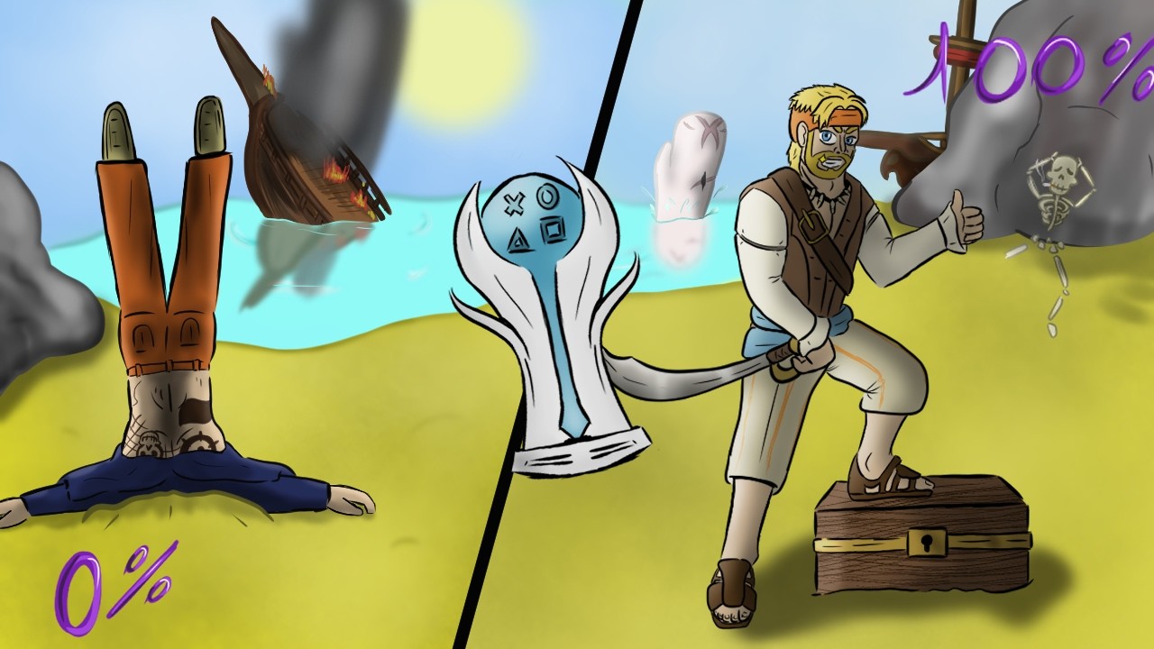 Assassin's Creed Black flag et son Platine qui fait chavirer