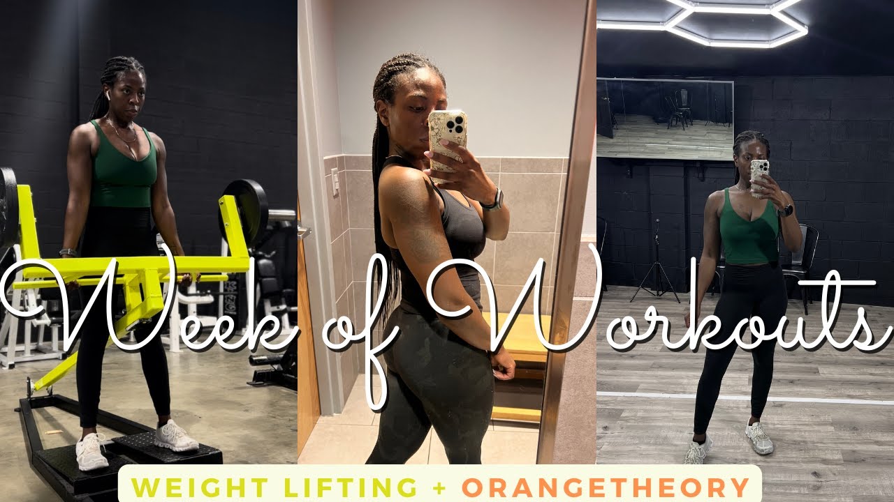 My current workout split  Weight Lifting and Orangetheory @orangetheory 