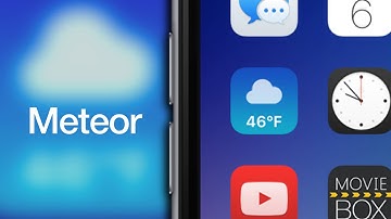 iOS 9 Cydia Tweaks: Meteor - Live Weather App Icon & Status Bar Icon