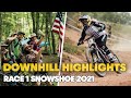 Race 1 Highlights from Snowshoe | UCI Downhill MTB World Cup 2021