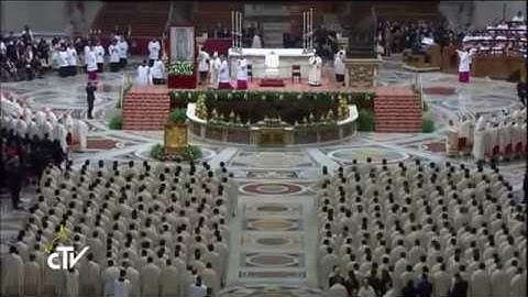 Papa Francisco: El canto de la Guadalupana suena un año más en el Vaticano (2017)
