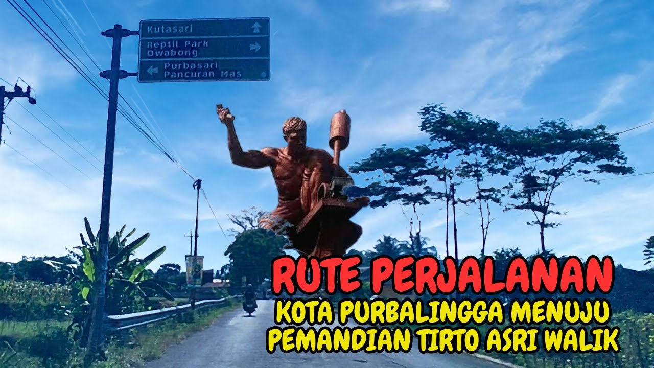 Jalur Mulus Menuju Pemandian TIRTO ASRI WALIK KUTASARI Dari Perempatan