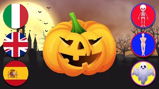 INDOVINA I mostri di Halloween 🇮🇹 Italiano 🇬🇧 Inglese 🇪🇸 Spagnolo con Lucilla, Daisy e Luli