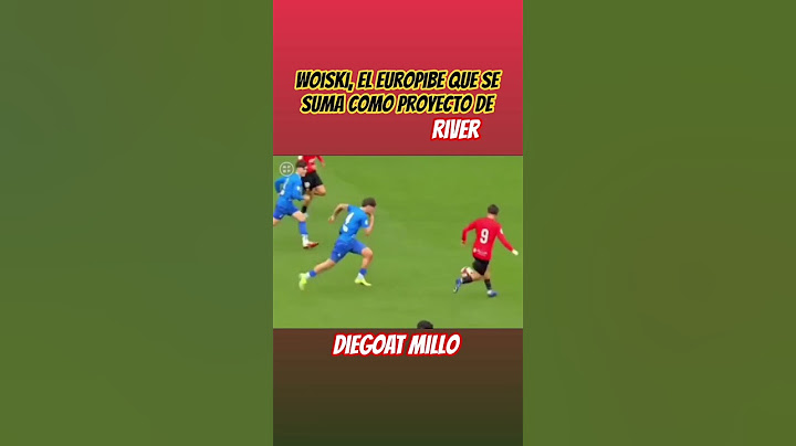 Woiski, el nuevo Proyecto de River. #futbolargentino #refuerzos #river #riverplate #woiski #fichajes