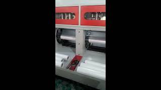 Full Auto changer core&coreless rolling bag making machine (two lines)