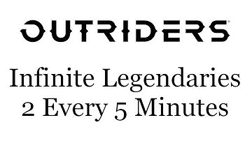 Outriders infinite legendary farming exploit (2 Legendaries per 5 minutes cheat)