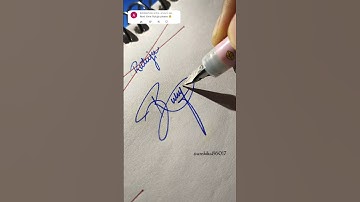 How to make sign letter R? #Rutuja signature style#calligraphy #r#viral